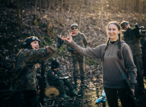 impreza firmowa laser tag